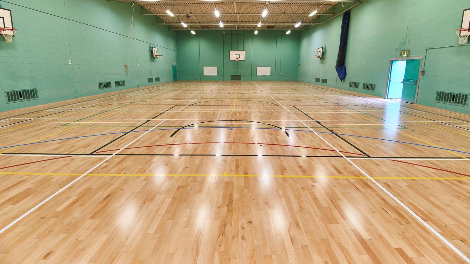 Churchill Academy Bristol Project Gym Flooring
